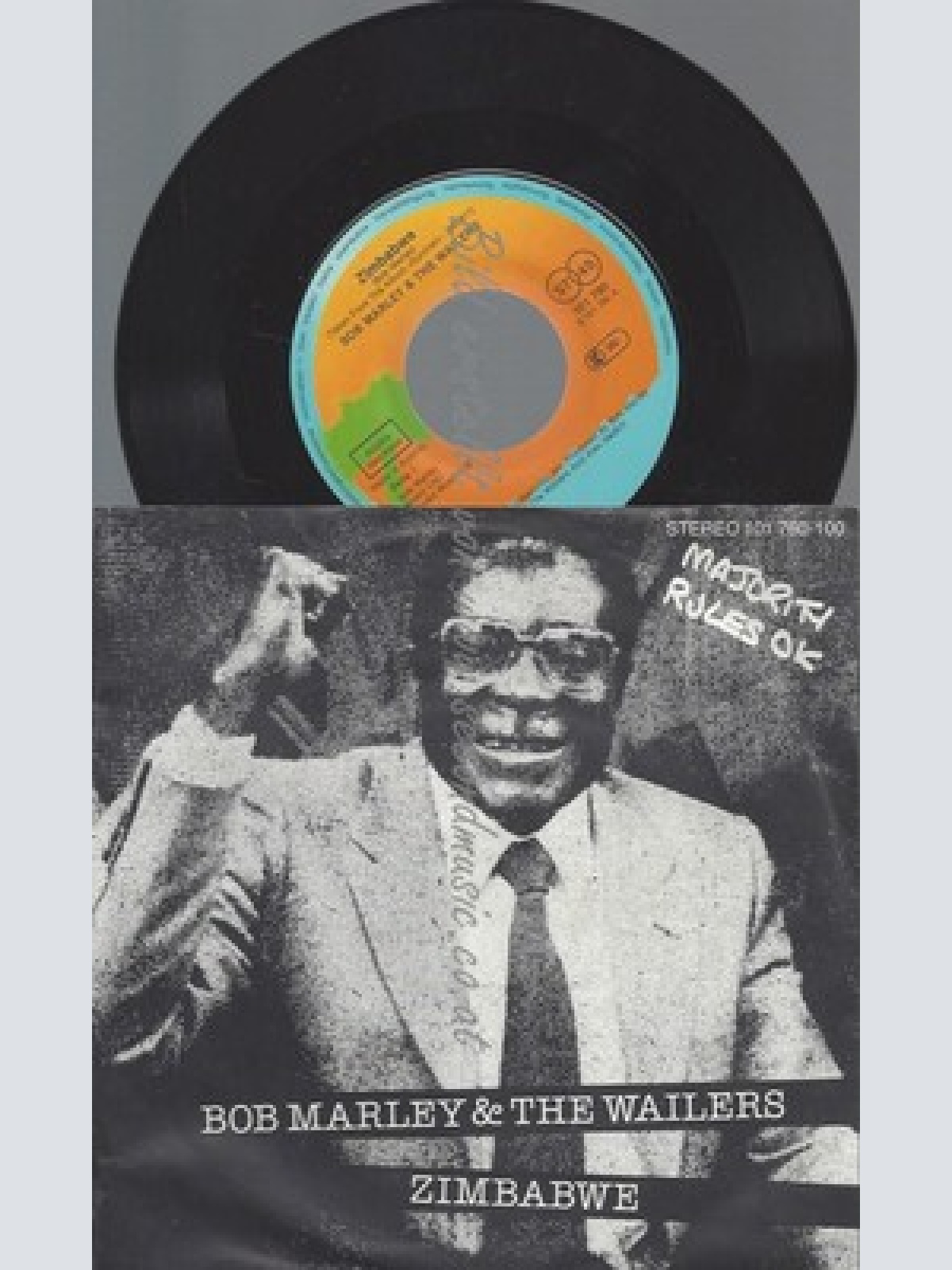 7"BOB MARLEY & THE WAILERS--ZIMBABWE--AUSTRO MECHANA