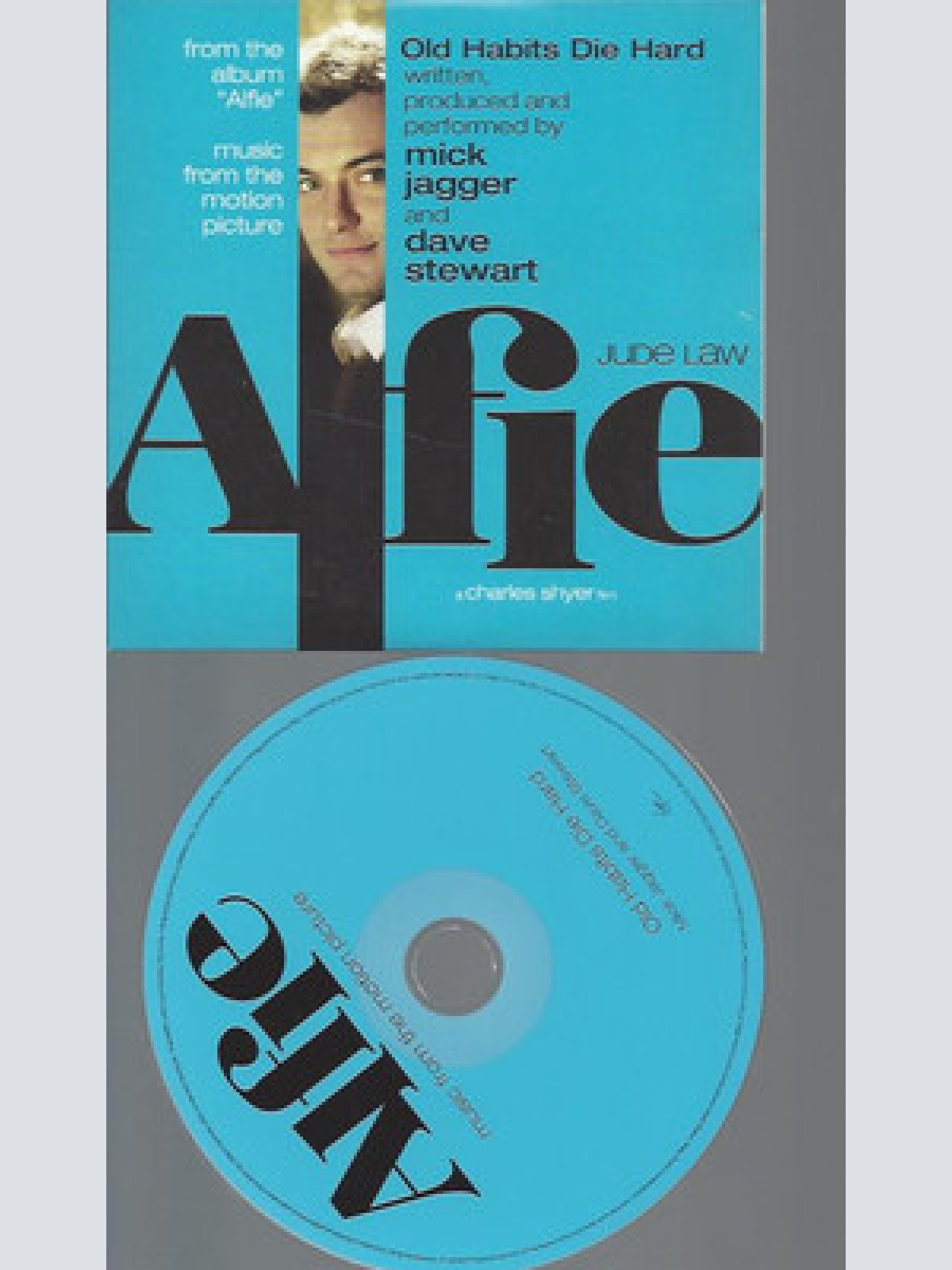 CD--PROMO--ALFIE--MICK JAGGER-OLD HABITS DIE HARD