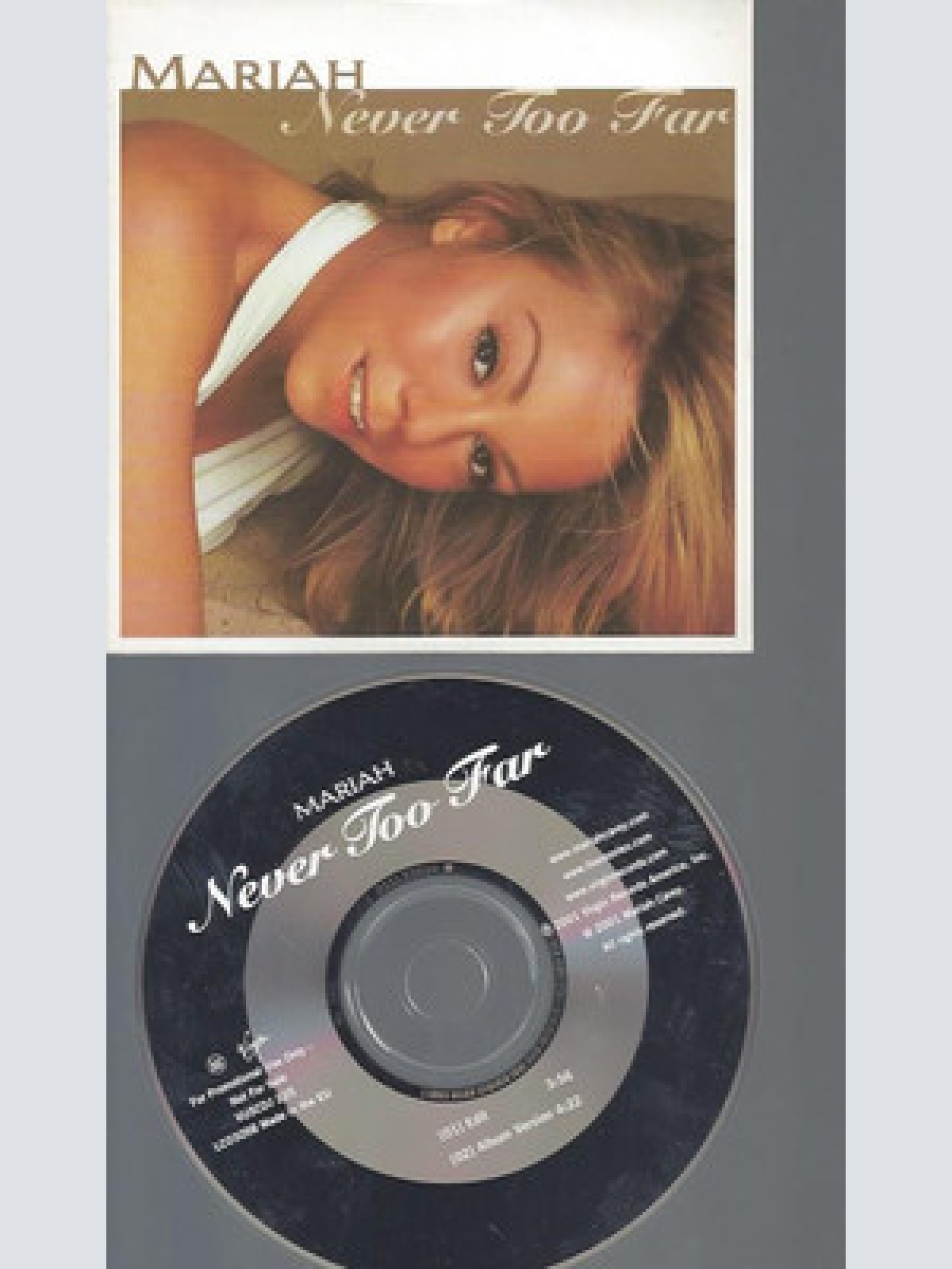 CD--PROMO--MARIAH CAREY--NEVER TOO FAR