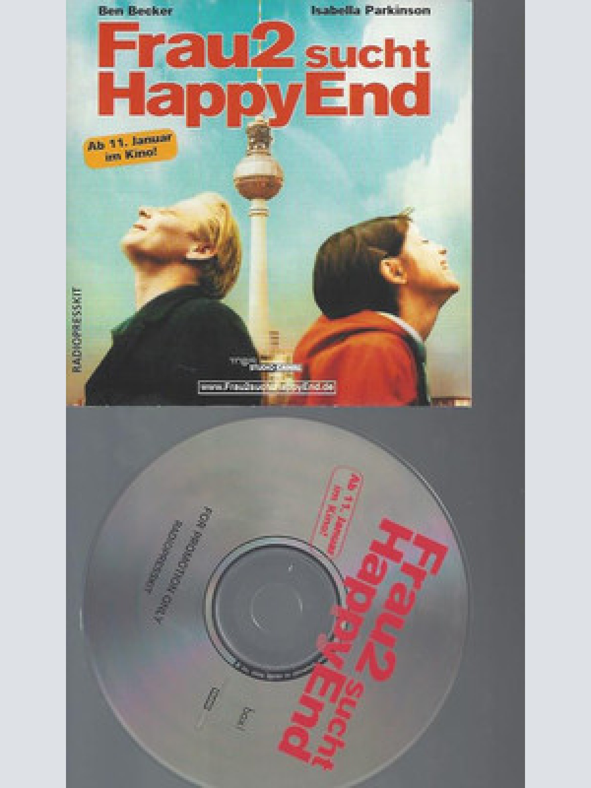 CD--AUDIO PRESS KIT-PROMO--FRAU 2 SUCHT HAPPY END--BEN BECKER