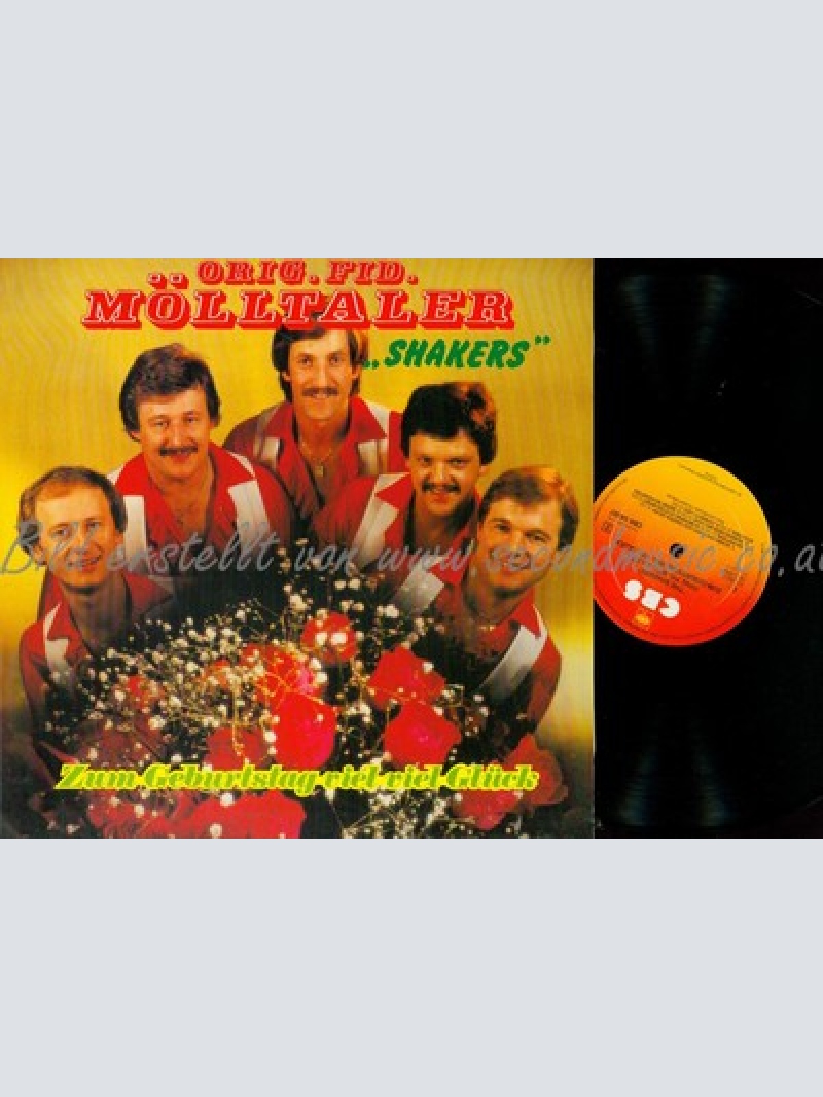 LP--ORIG FIDELEN MÖLLTALER SHAKERS--ZUM GEBURTSTAG VIEL VIEL GLÜCK