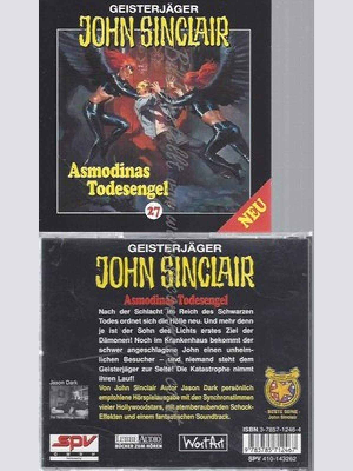 CD--JOHN SINCLAIR FOLGE 27, JOHN 27 SINCLAIR UND JOHN SINCLAIR -- -- ASMODINAS T
