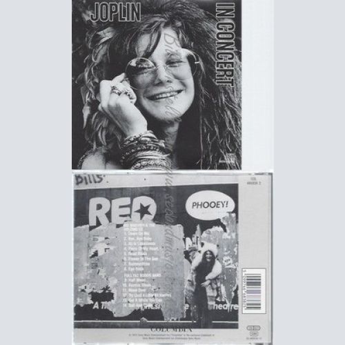 CD--JANIS JOPLIN -- -- JOPLIN IN CONCERT