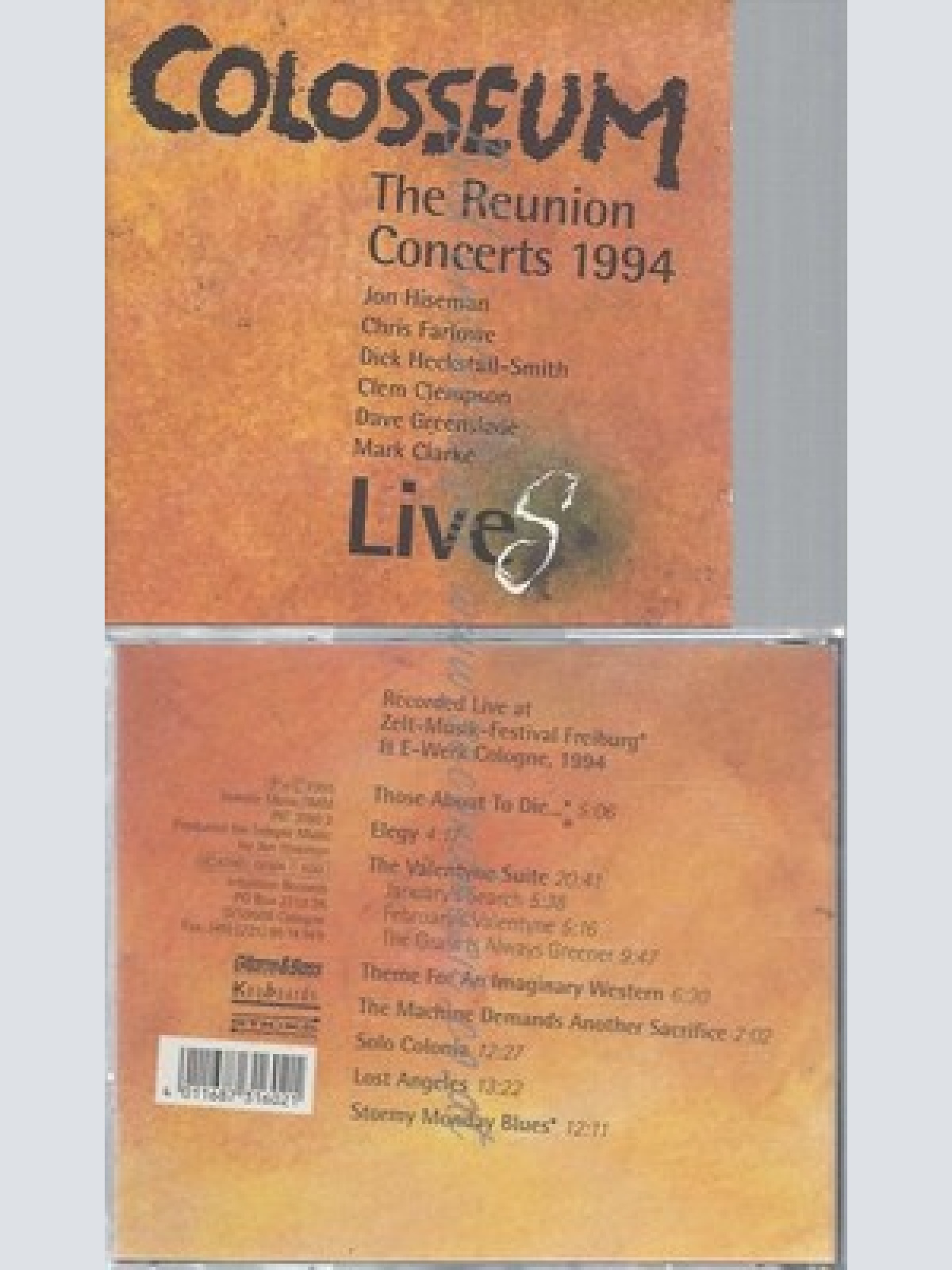 CD--COLOSSEUM -- -- REUNION CONCERTS'94 --