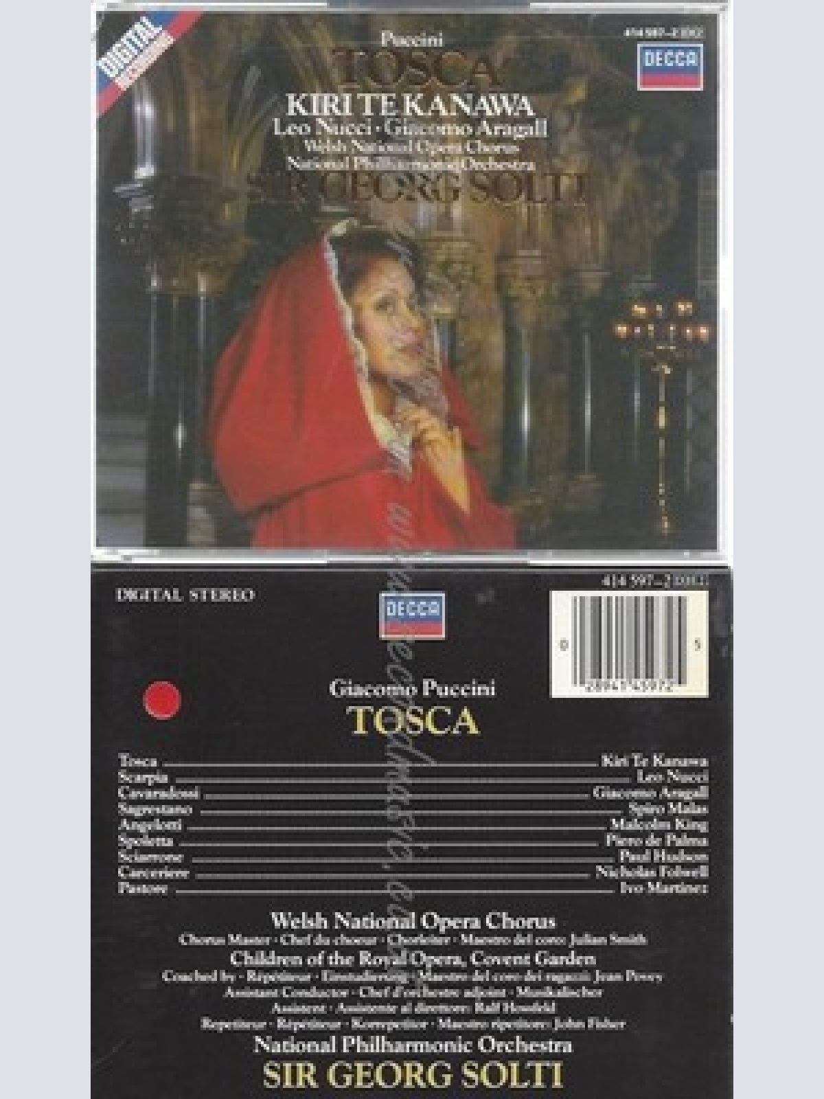 CD--KIRI TE KANWA, GIACOMO ARAGALL, GEORG SOLTI UND GIACOMO PUCCINI --2CD -- TOS