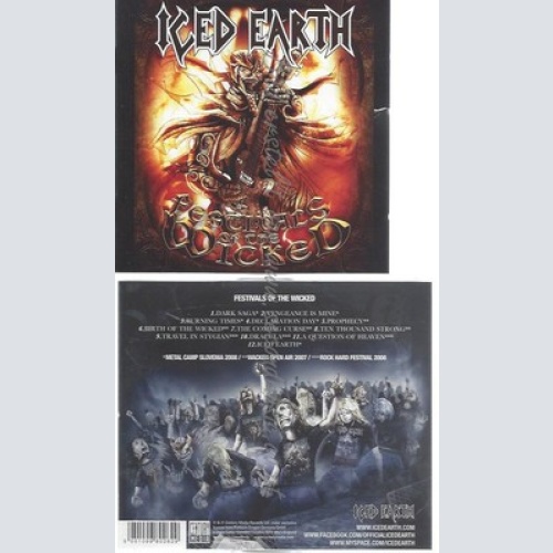 CD--ICED EARTH -- -- FESTIVALS OF THE WICKED