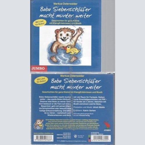 CD--MARKUS OSTERWALDER -- -- BOBO SIEBENSCHLAEFER MACHT MUNTER WEITER