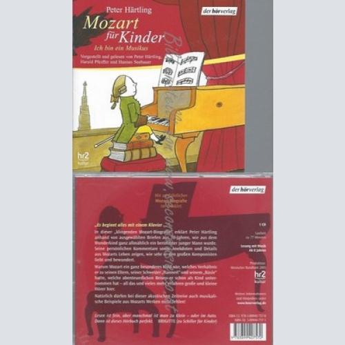 CD--PETER HÄRTLING, WOLFGANG AMADEUS MOZART, HARALD PFEIFFER UND HANNES SEEBAUER