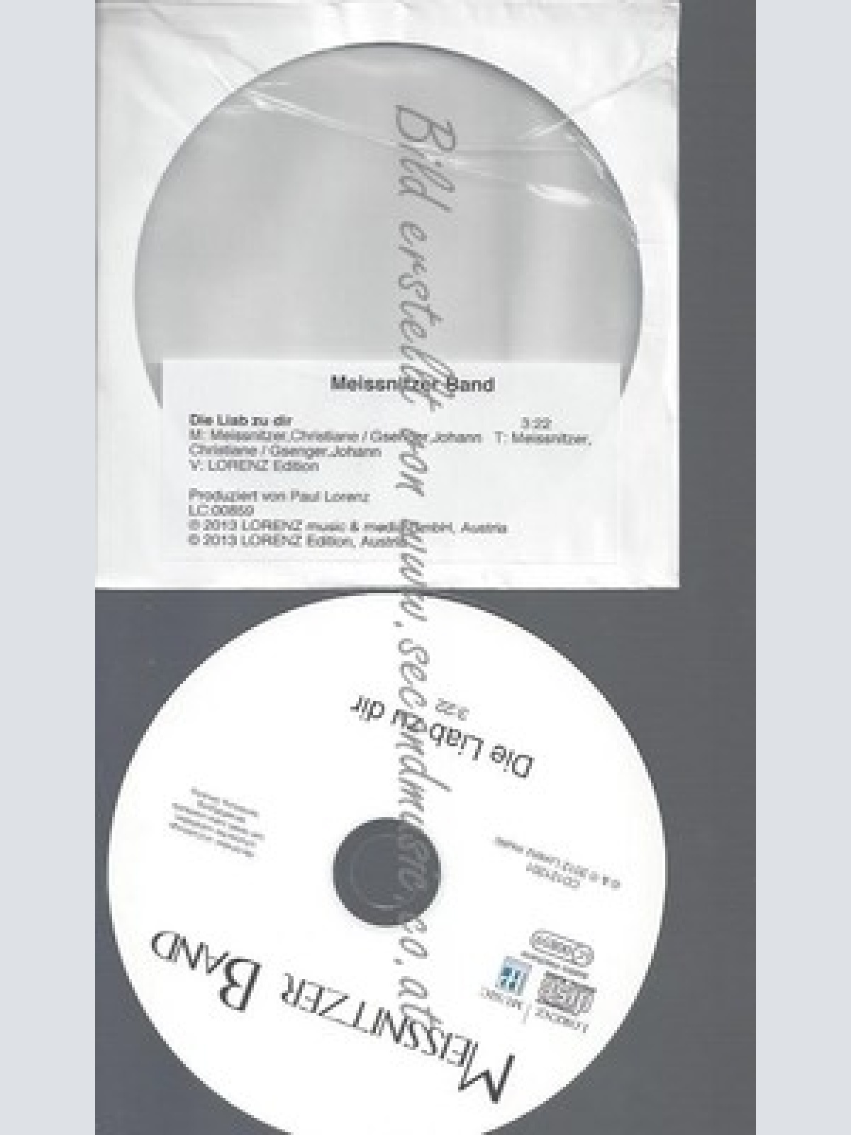 CD--MEISSNITZER BAND--DIE LIAB ZU DIR--1TR