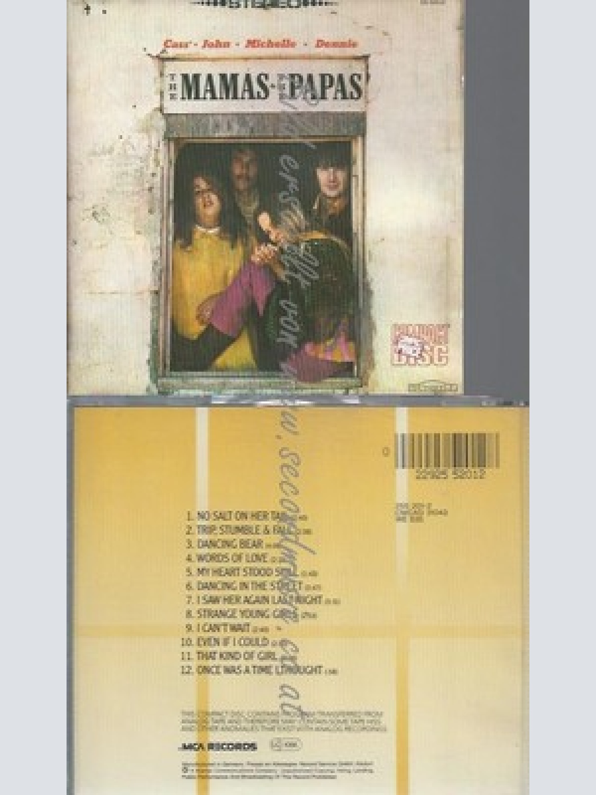 CD--MAMAS & THE PAPAS -- SAME