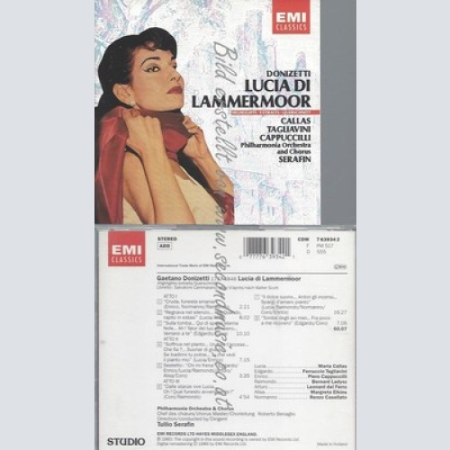 CD--CALLAS, SERAFIN, POL UND GAETANO DONIZETTI -KOMPONIST- -- -- LUCIA DI LAMMER