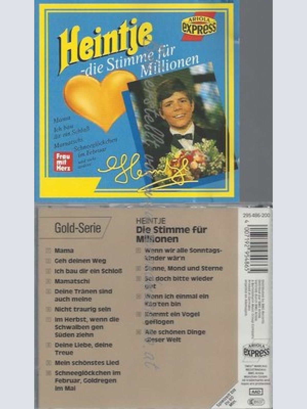 CD--HEINTJE -- -- HEINTJE-DIE STIMME FÜR  MILLIONEN