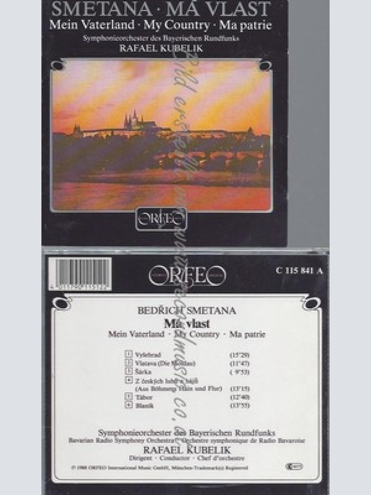 CD--KUBELIK, SOBR UND FRIEDRICH -BEDRICH- SMETANA -KOMPONIST- -- -- SMETANA: MA