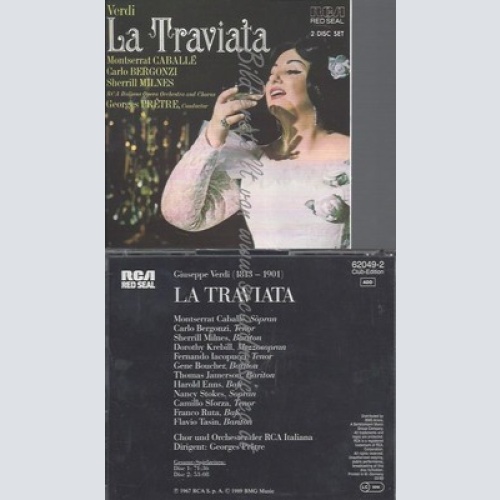 CD--VERDI-LA TRAVIATA--2CD--CLUB RCA--MONTSERRAT CABALLE