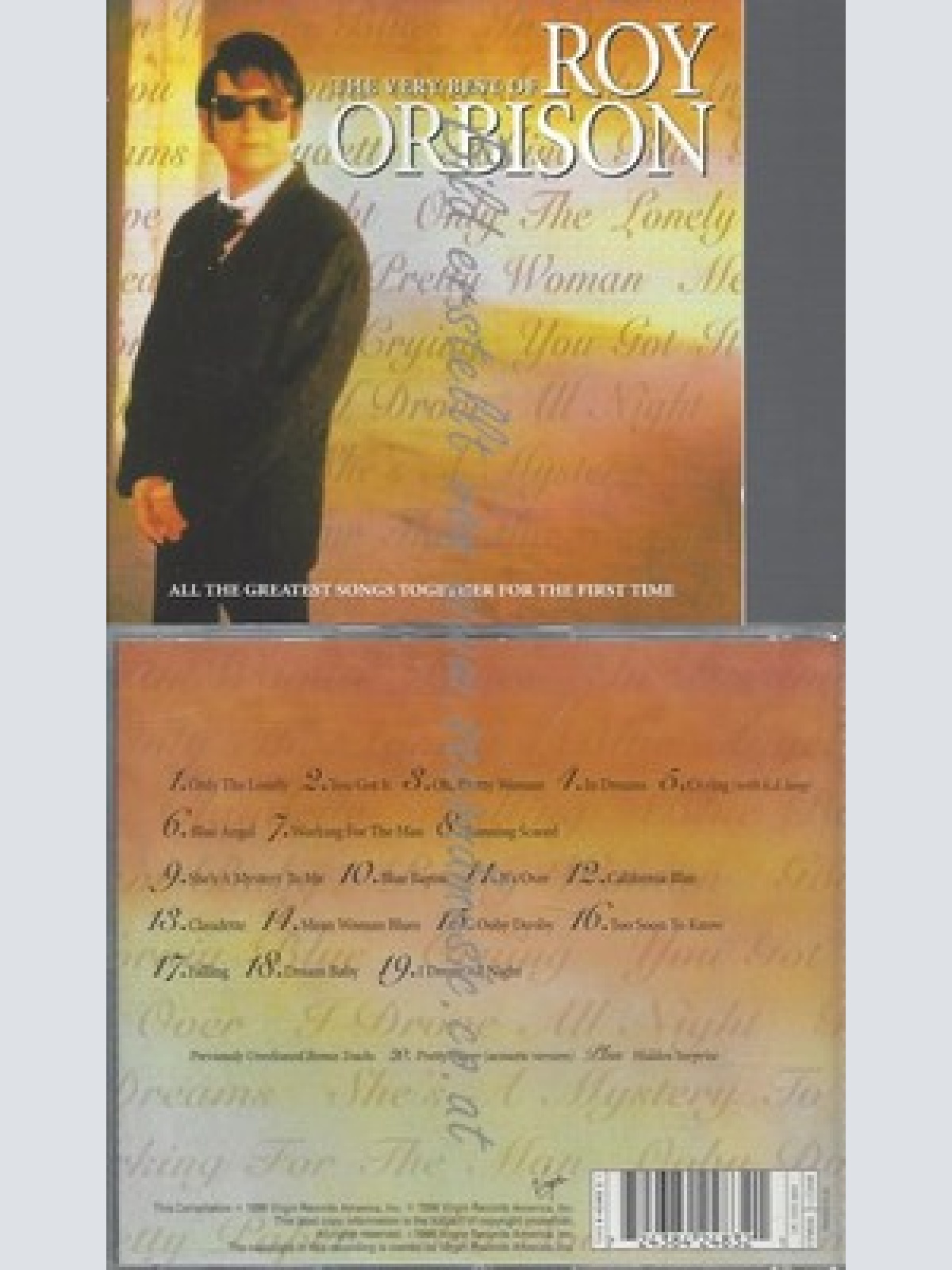 CD--ROY ORBISON--THE VERY BEST OF