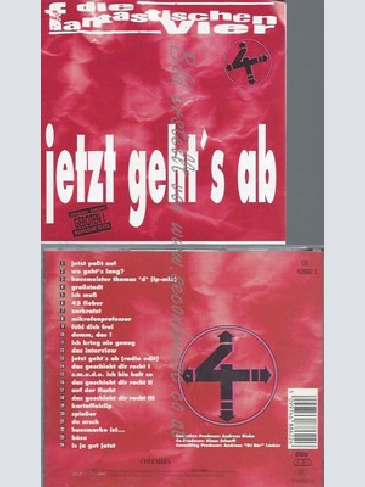 CD--DIE FANTASTISCHEN VIER -- -- JETZT GEHT'S AB