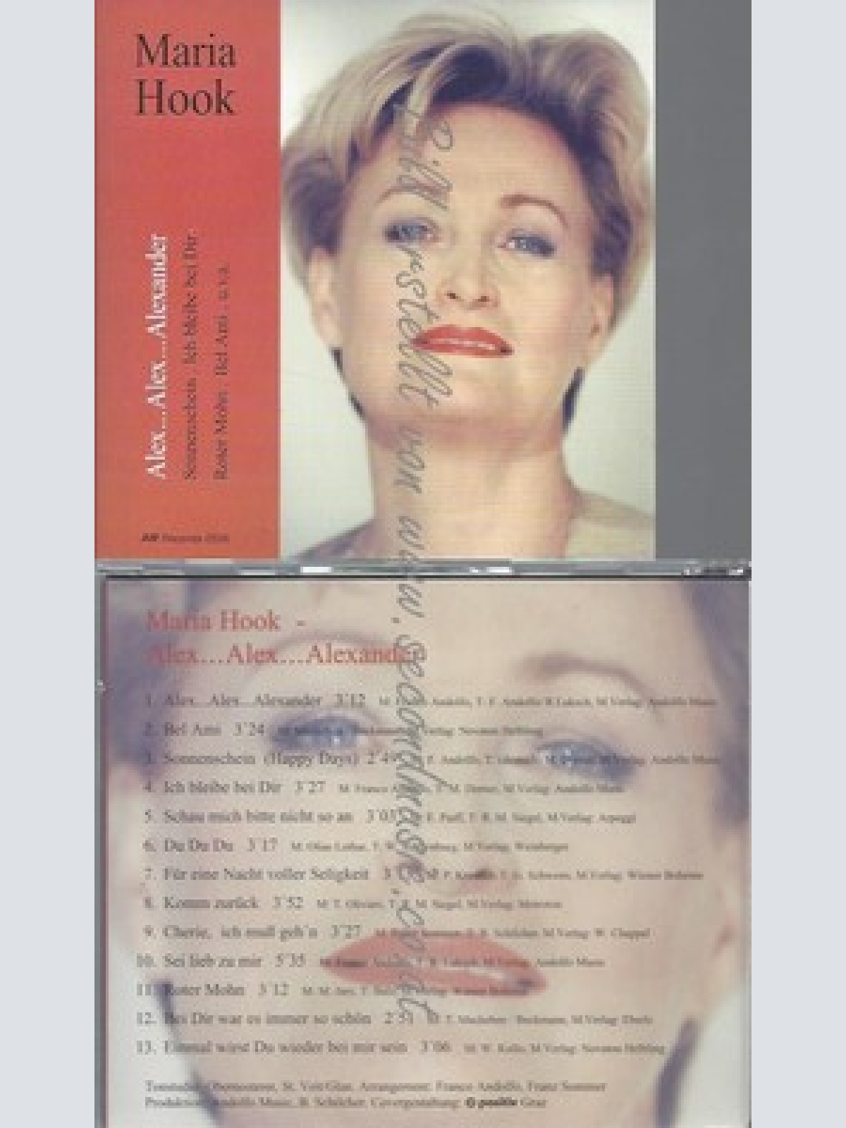 CD--MARIA HOOK--ALEX ALEX ALEXANDER--