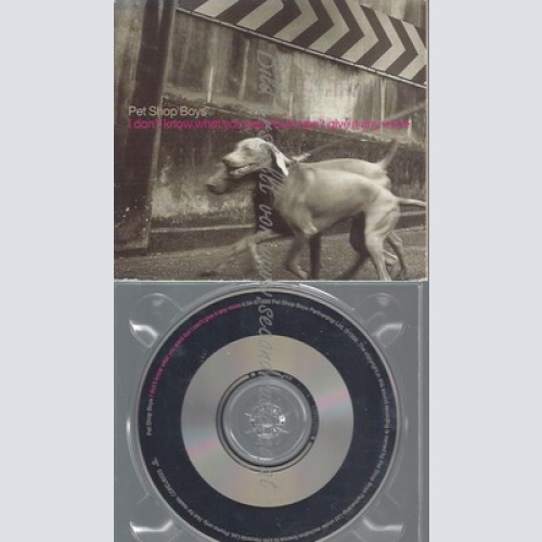 CD--PROMO--PET SHOP BOYS--I DON'T KNOW WHAT YOU WANT BUT I CAN'T GIVE IT ANY MOR