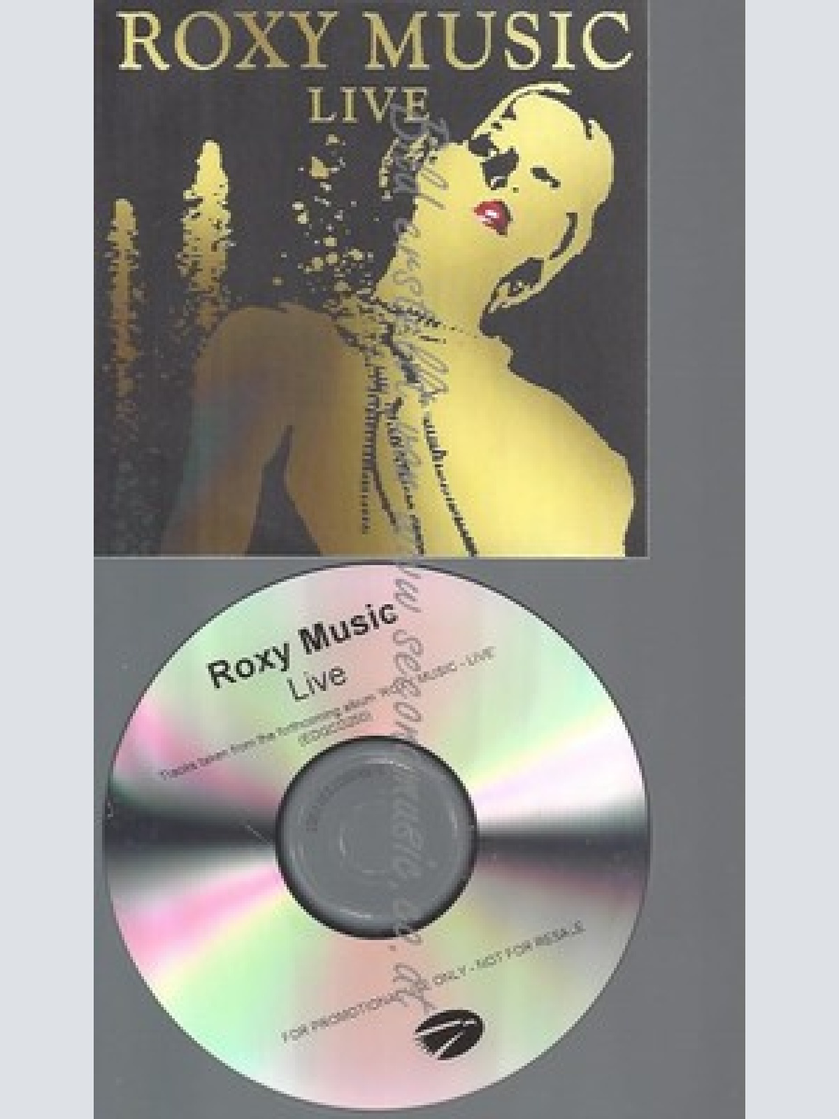 CD--PROMO--ROXY MUSIC LIVE--3 TRACKS