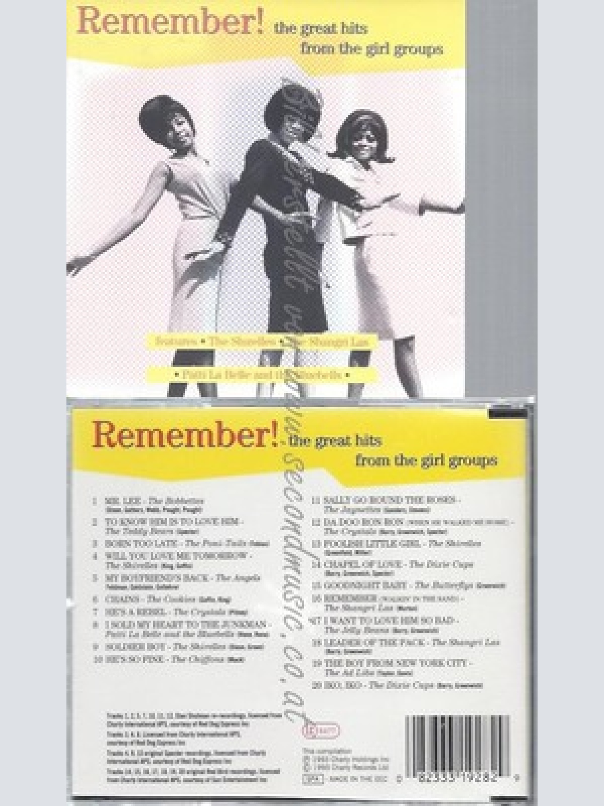 CD--REMEMBER!--1993-- IM--BOBBETTES, TEDDY BEARS, PONI-TAILS, SHIRELLES, ANGELS,