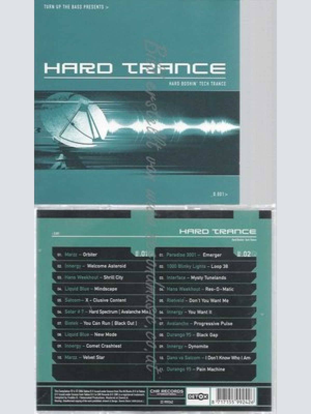 CD--VARIOUS -- --CD -- TURN UP THE BASS:HARD TRANCE 1