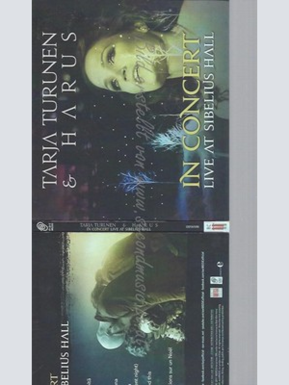 CD--TARJA TURUNEN -- -- IN CONCERT - LIVE AT SIBELIUS HALL