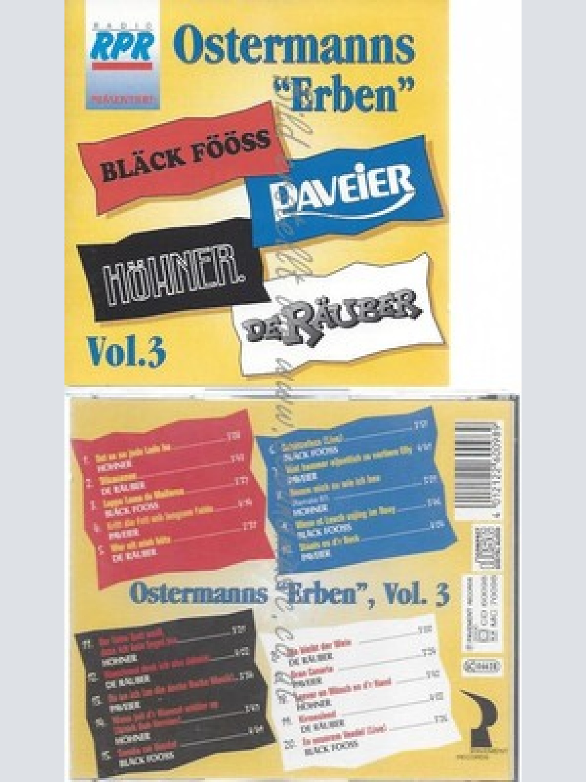 CD--VARIOUS -- -- OSTERMANNS "ERBEN" VOL.3