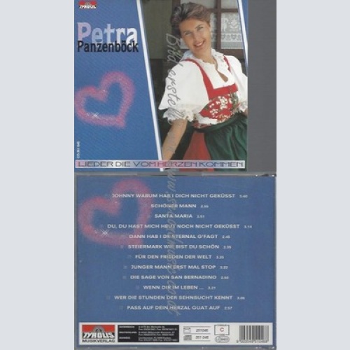 CD--PANZENBOECK PETRA -- -- LIEDER DIE VOM HERZEN KOMMEN