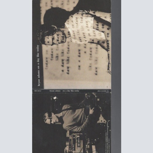 CD--BRYAN ADAMS--ON A DASY LIKE --TODAY --PROMO--1 TR
