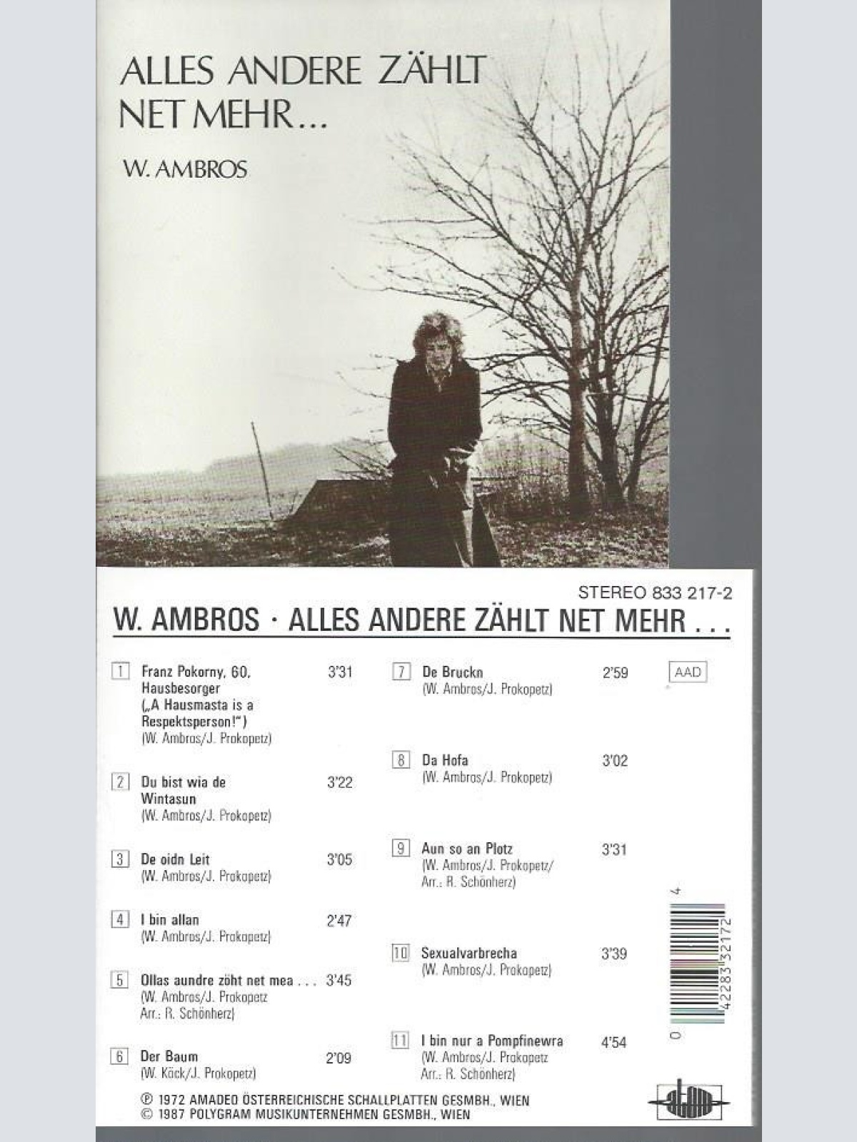 CD--WOLFGANG AMBROS--ALLES ANDERE ZAEHLT NET MEHR--ATOM