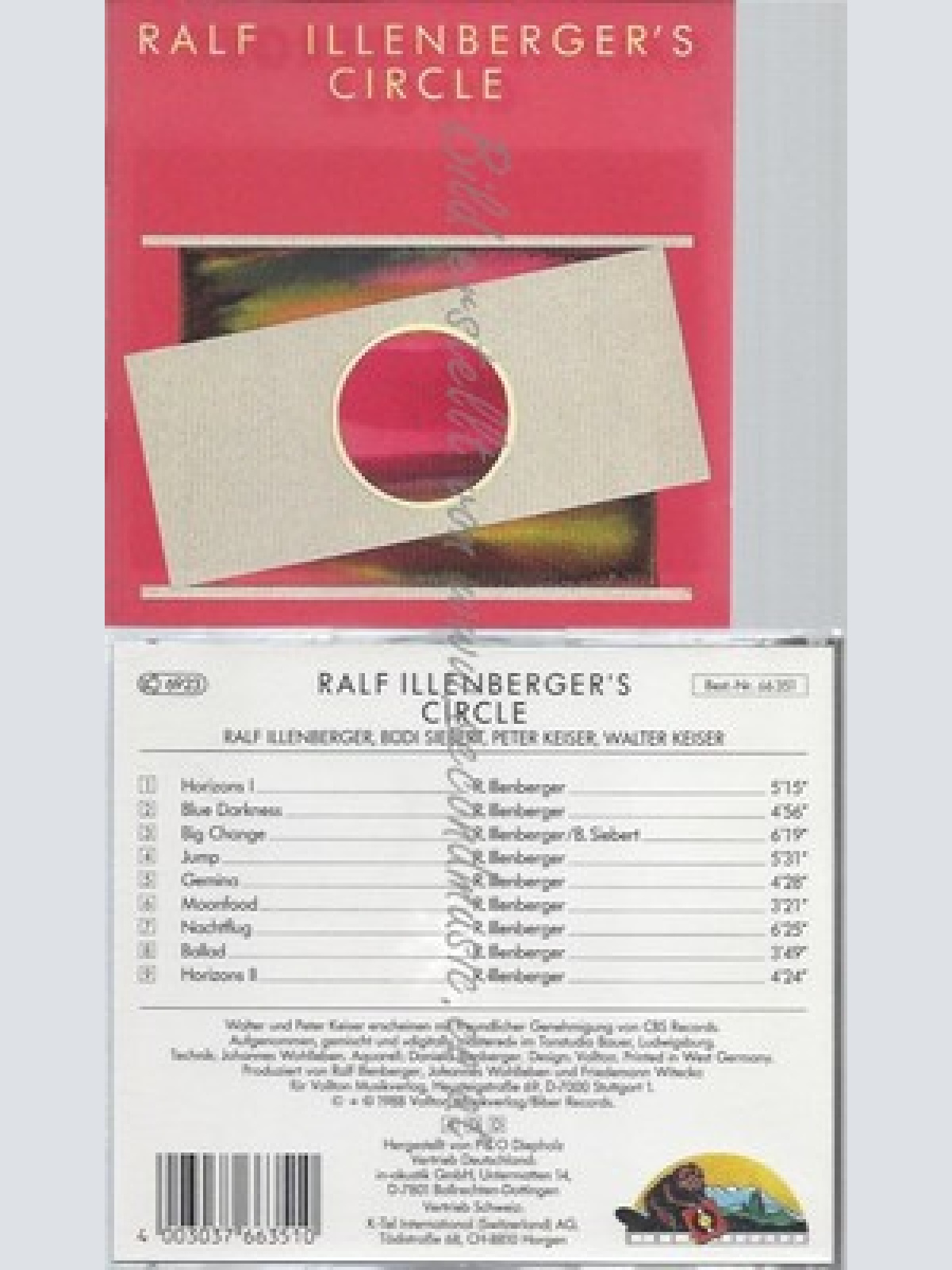CD--RALF ILLENBERGER -- -- RALF ILLENBERGER'S CIRCLE