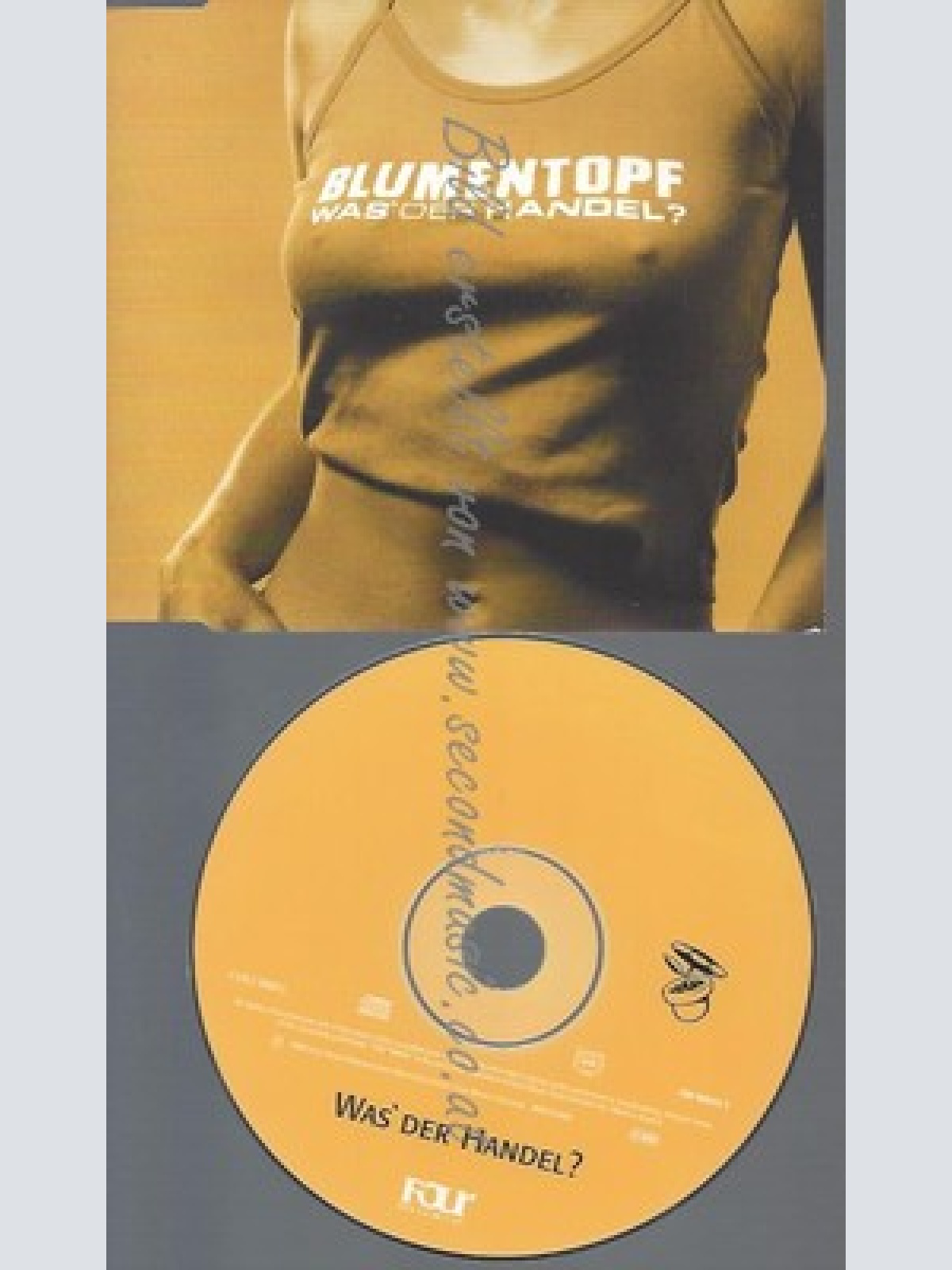 CD--BLUMENTOPF -- - SINGLE -- WAS DER HANDEL