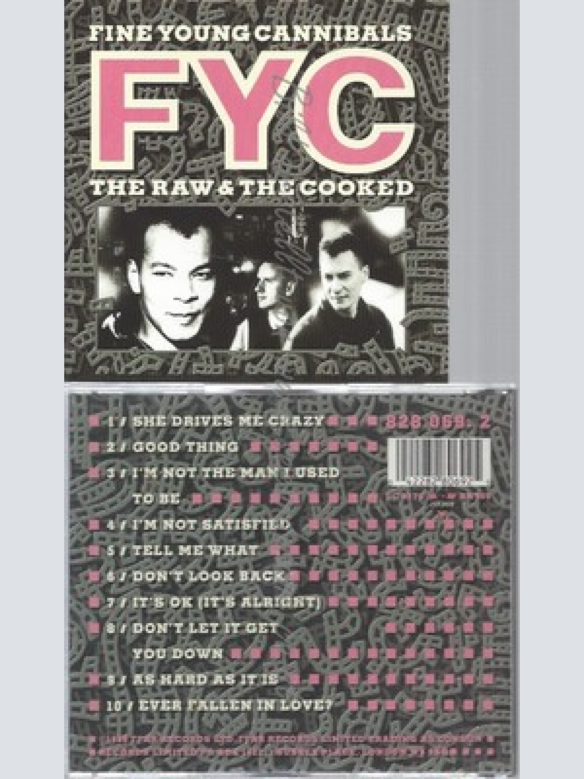 CD--FINE YOUNG CANNIBALS -1989- -- THE RAW & THE COOKED