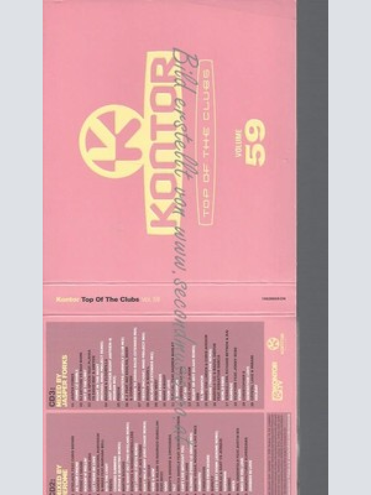 CD--VARIOUS -- --3CD SET -- KONTOR TOP OF THE CLUBS VOL.59