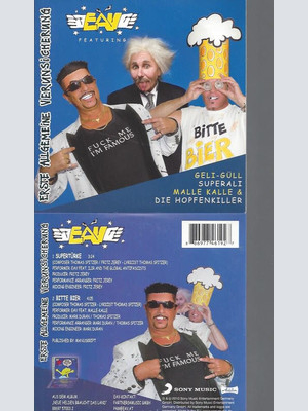 CD--EAV--PROMO--SUPERTÜRKE--BITTE BIER HER -ERSTE ALLGEMEINE VERUNSICHERUNG-