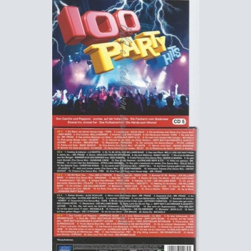 CD--VARIOUS -- --5CD SET -- 100 PARTY HITS