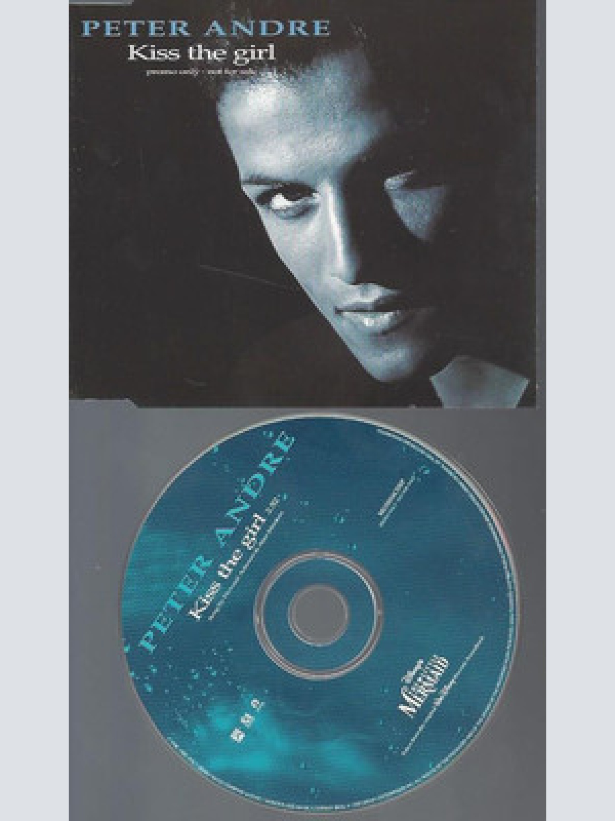 CD-PETER ANDRE--KISS THE GIRL--WALT DISNEY LITTLE MERMAID--1 TRACKS-PROMO