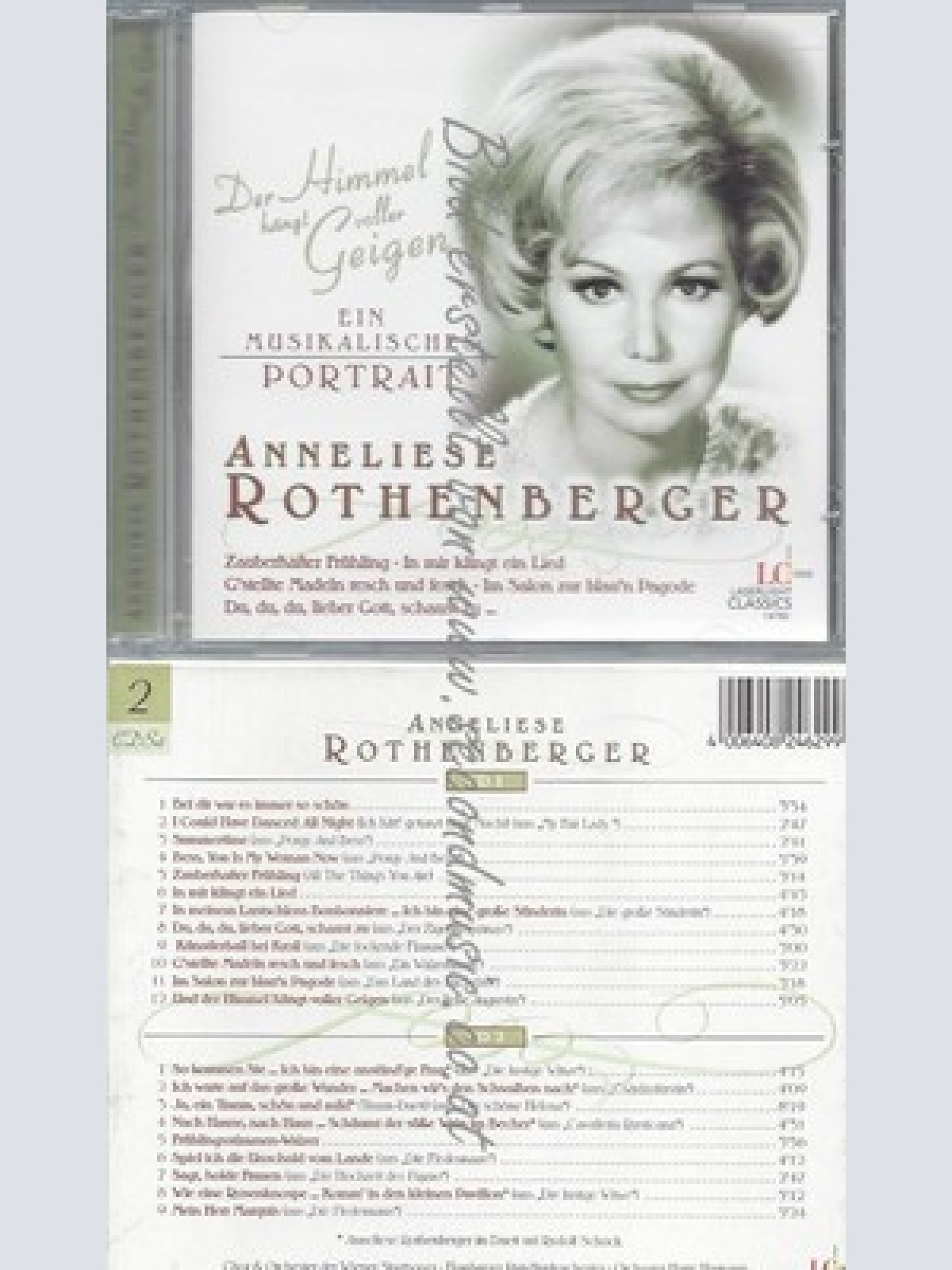 CD--ANNELIESE ROTHENBERGER UND VARIOUS -- - DOPPEL-CD -- DER HIMMEL HÄNGT VOLLER
