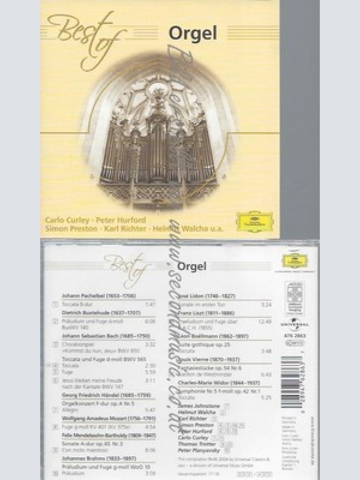 CD--CURLEY, HURFORD, PRESTON UND RICHTER -- -- BEST OF ORGEL