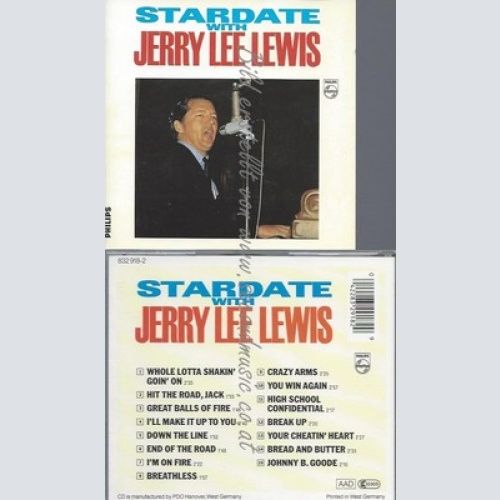 CD--JERRY LEE LEWIS -- STARDATE WITH