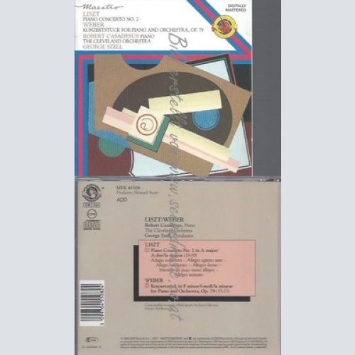 CD--LISZT--PIANO CONCERTO NO 2