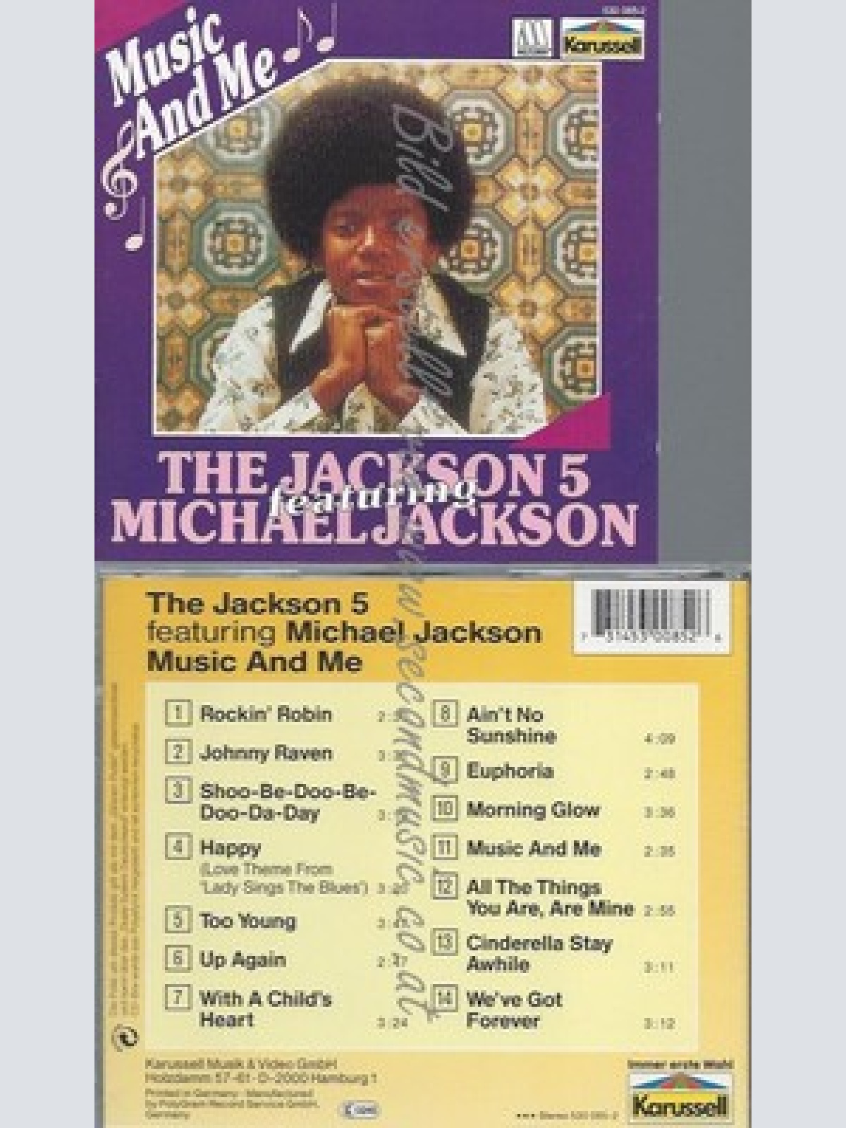 CD--JACKSON 5 -- MUSIC AND ME