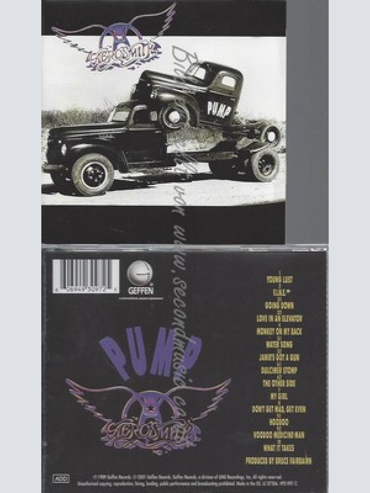 CD--AEROSMITH -- - ORIGINAL RECORDING REMASTERED -- PUMP