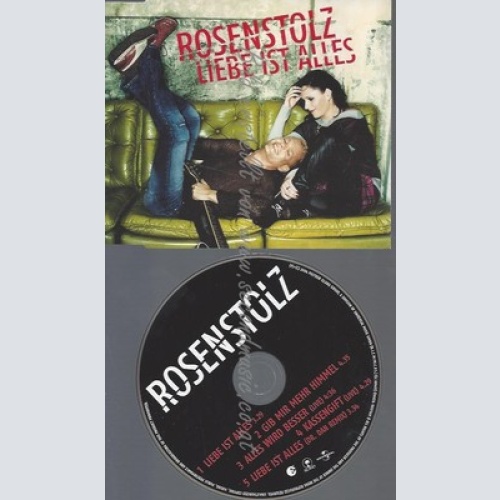 CD--ROSENSTOLZ -- - SINGLE -- LIEBE IST ALLES -MAXI CD 1-