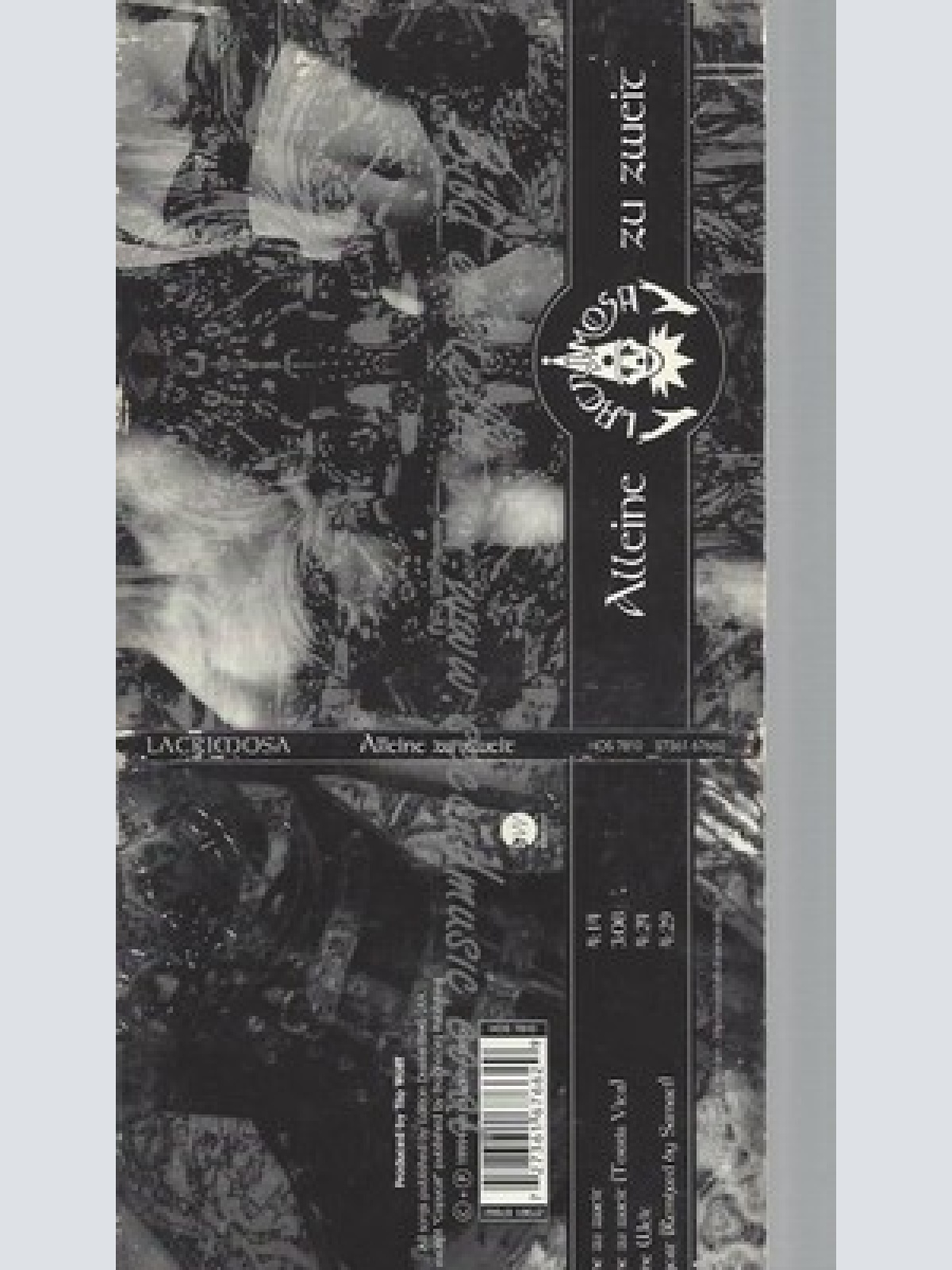 CD--LACRIMOSA--ALLEINE ZU ZWEIT-