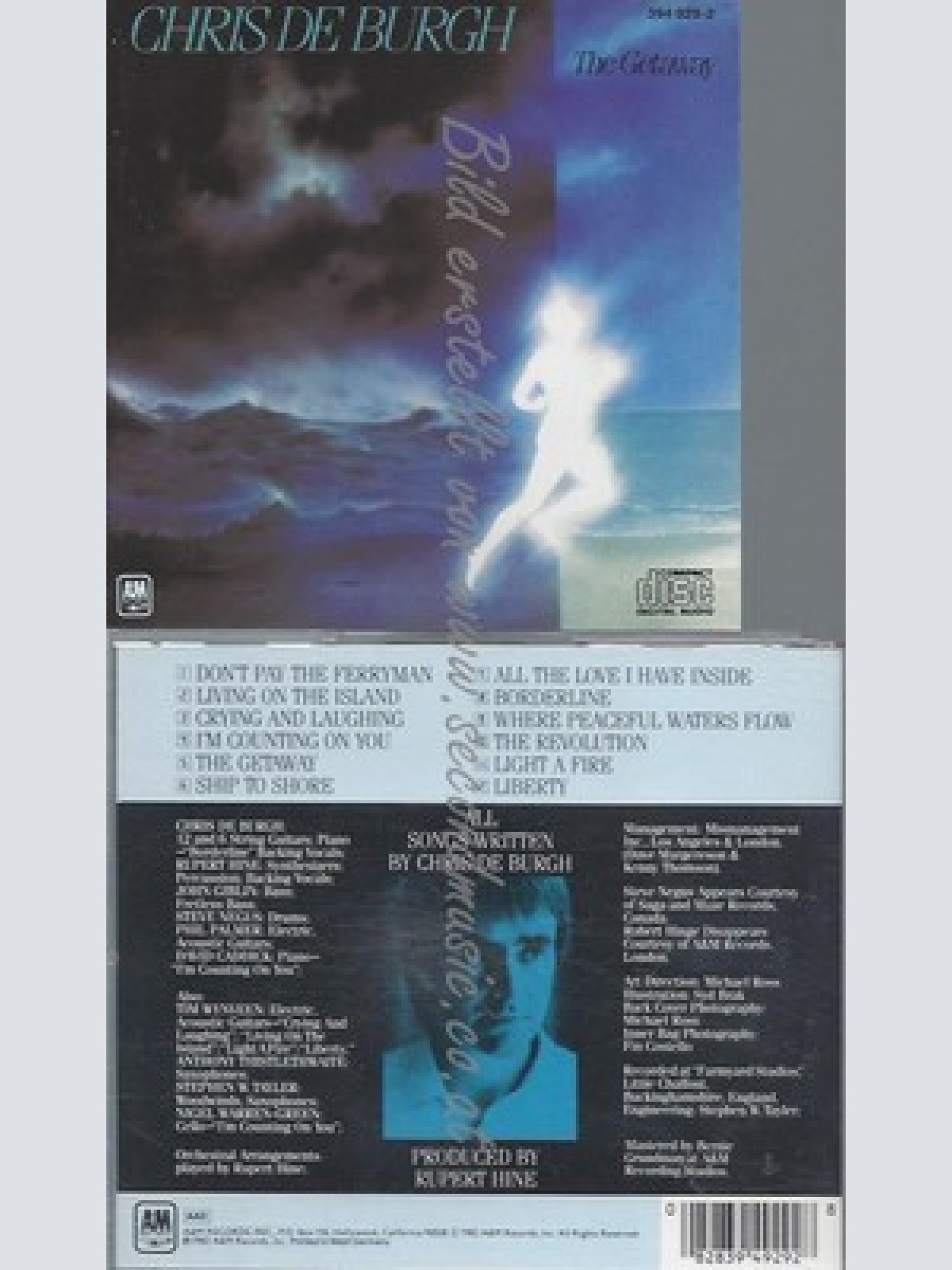 CD--CHRIS DE BURGH -- -- THE GETAWAY