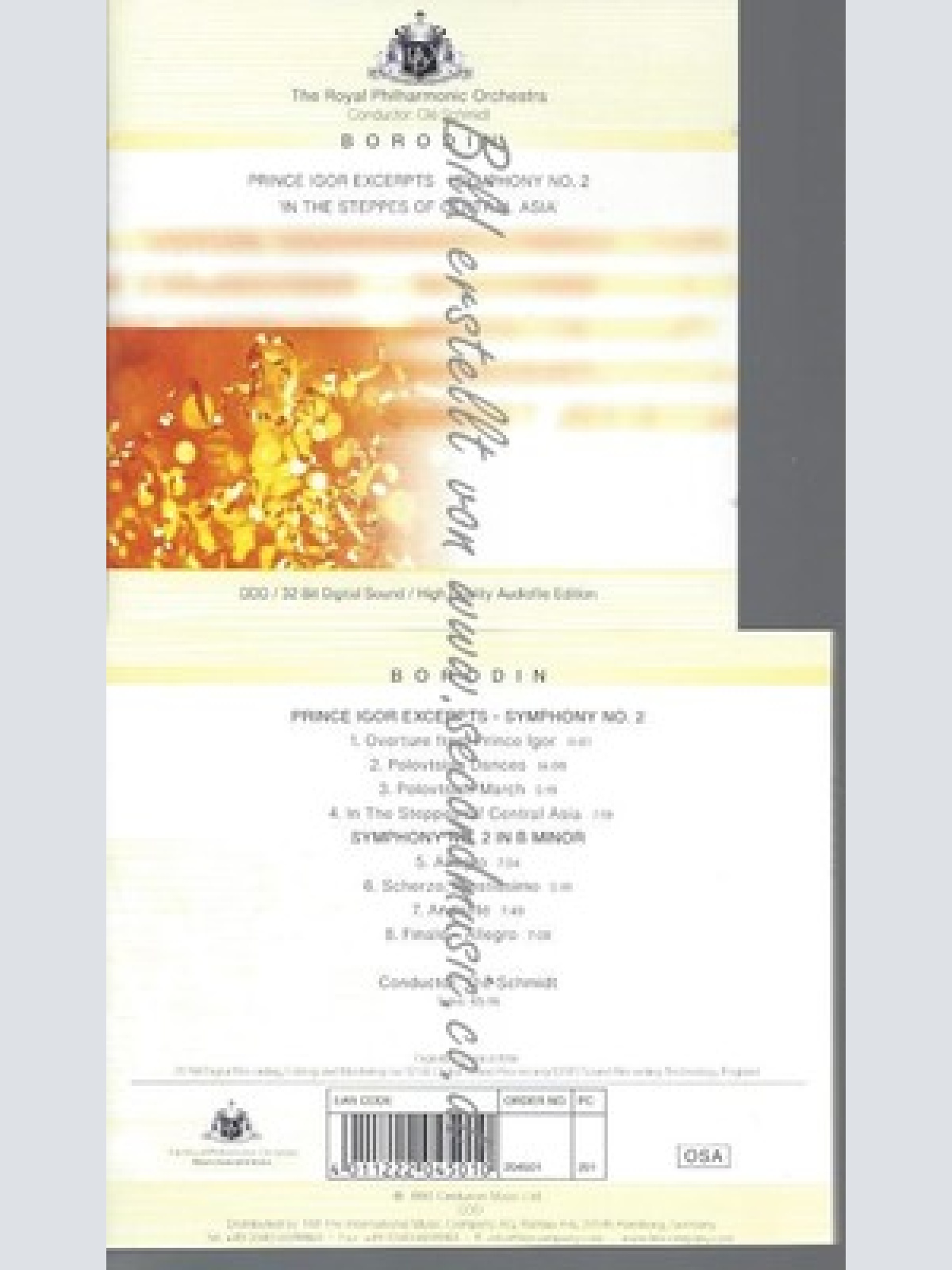 CD--PRINZ IGOR U.A. / ROYAL PHILHARMONIC ORCHESTRA, RPO UND ALEXANDER BORODIN -K