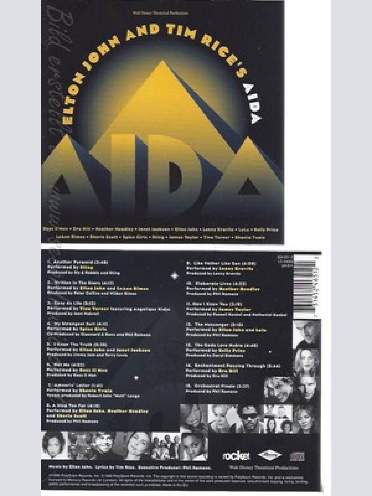 CD--ELTON JOHN -- ----1999 CONCEPT ALBUM- AIDA