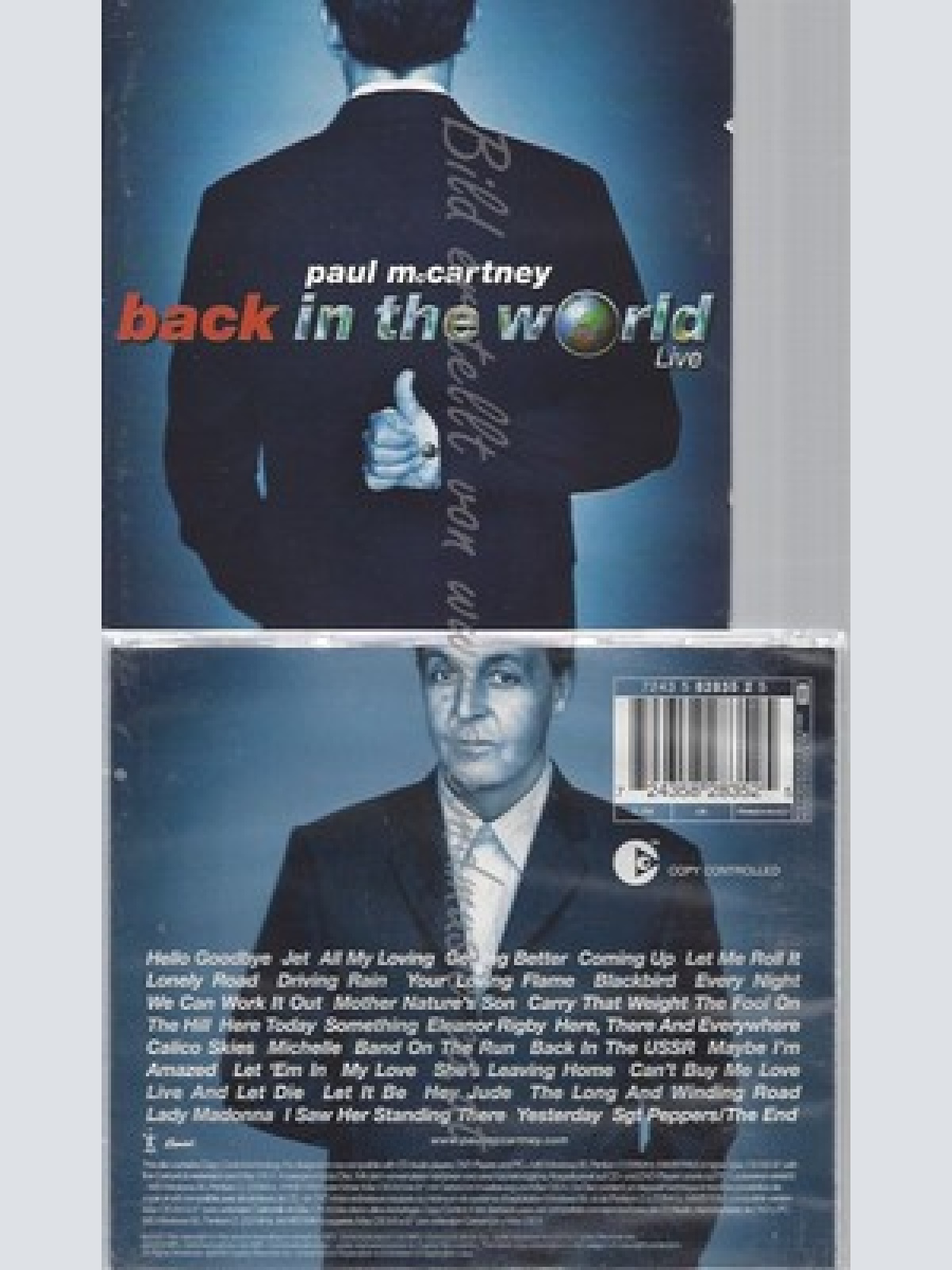 CD--PAUL MCCARTNEY -- --CD -- BACK IN THE WORLD LIVE
