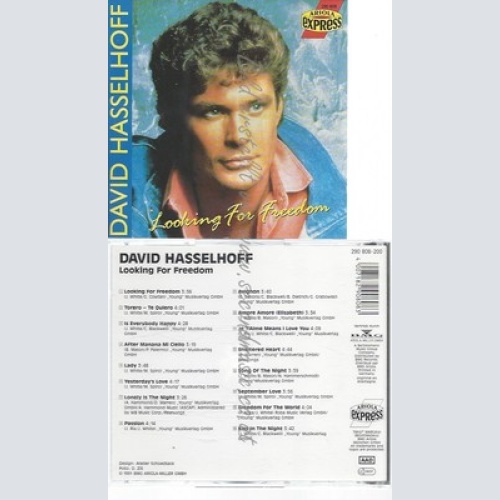 CD--DAVID HASSELHOFF -- -- LOOKING FOR FREEDOM --